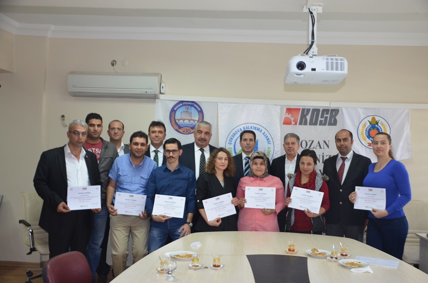 Kozan'da Dış Ticaret Eğitimi Sona Erdi [3.11.2015]